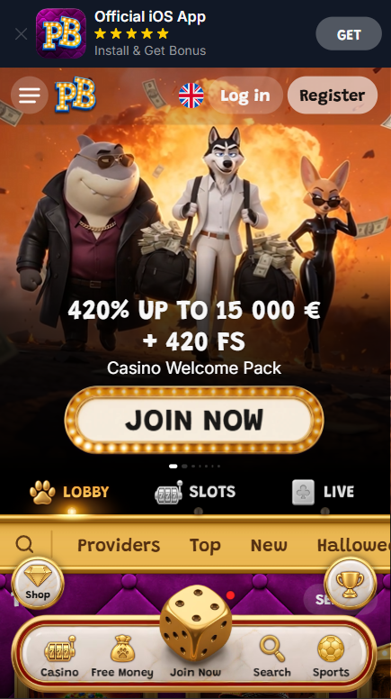 PawBets Casino Mobile App